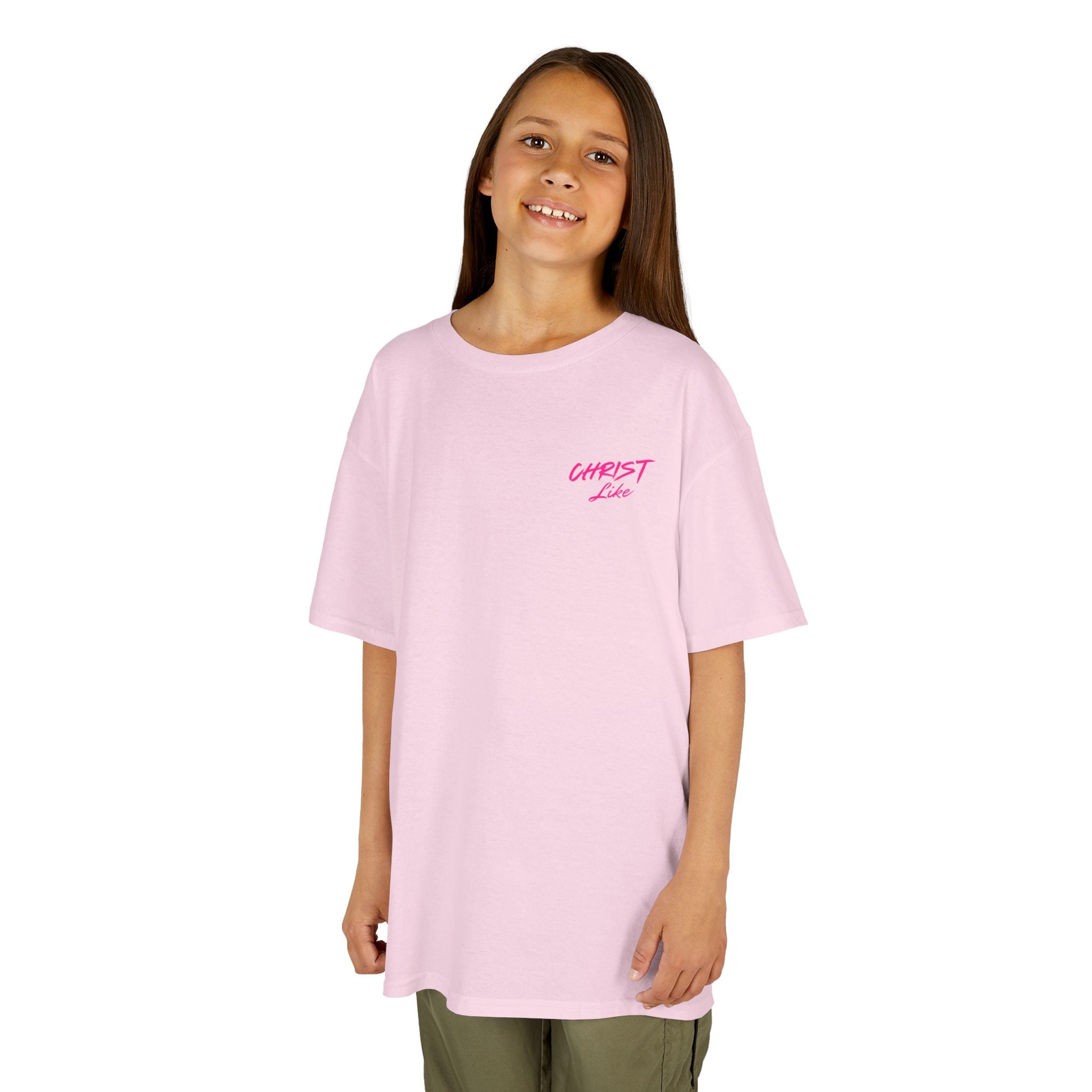 Kids Tee — “All My Hope Is In Jesus” Pastel Faith Graphic