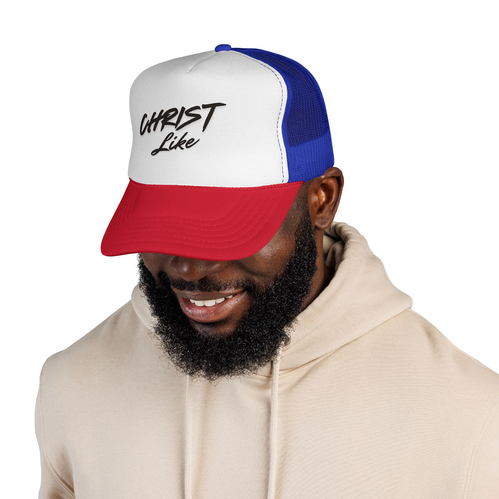 Christ Like Trucker Hat — Faith-Based Mesh Cap