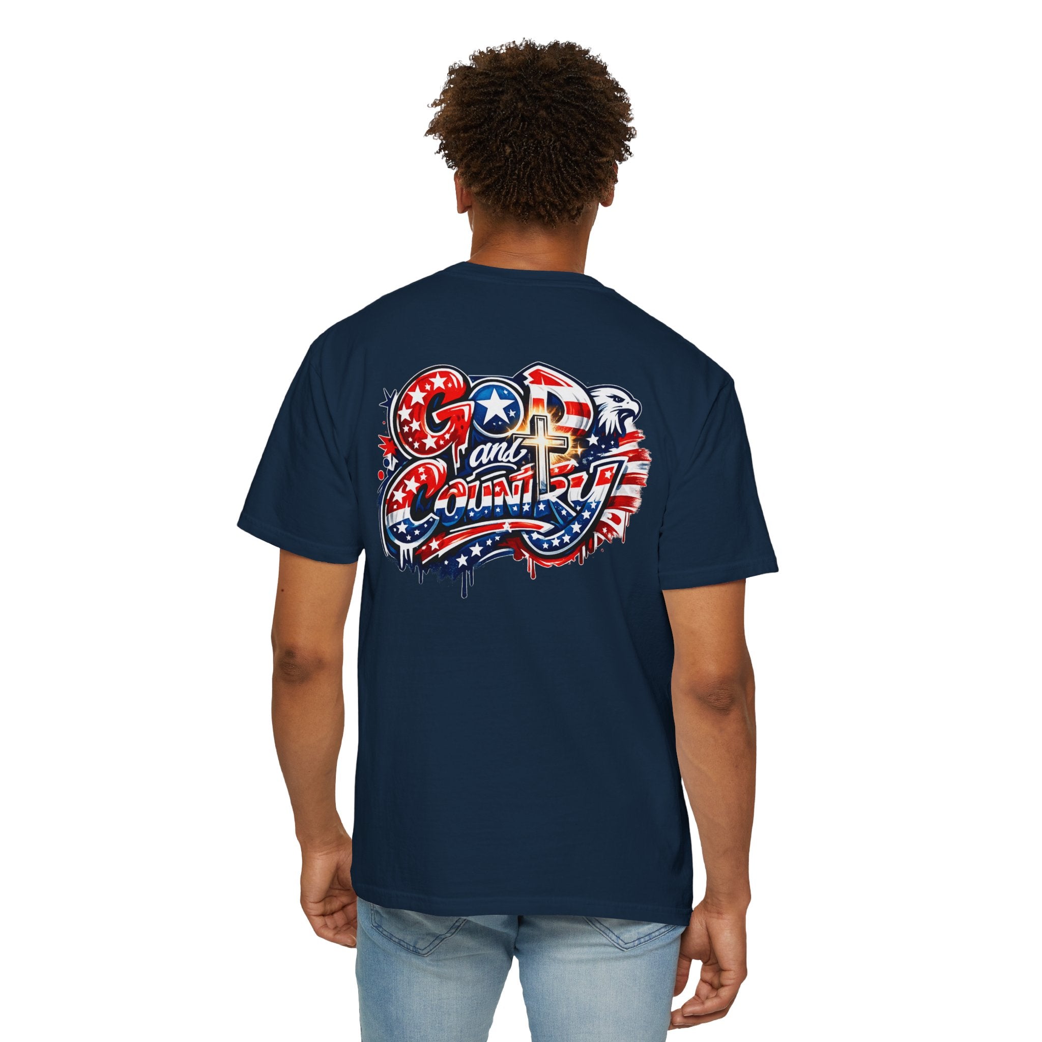 God and Country - Comfort Colors T-shirt