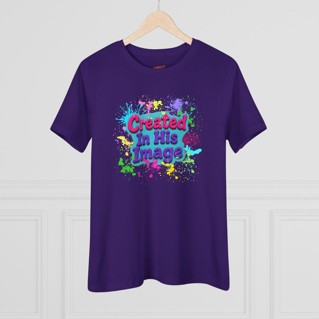 “Made In His Image” Women's Cotton Tee