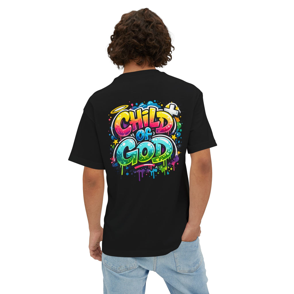 Mens “Child of God” Oversized Boxy Tee