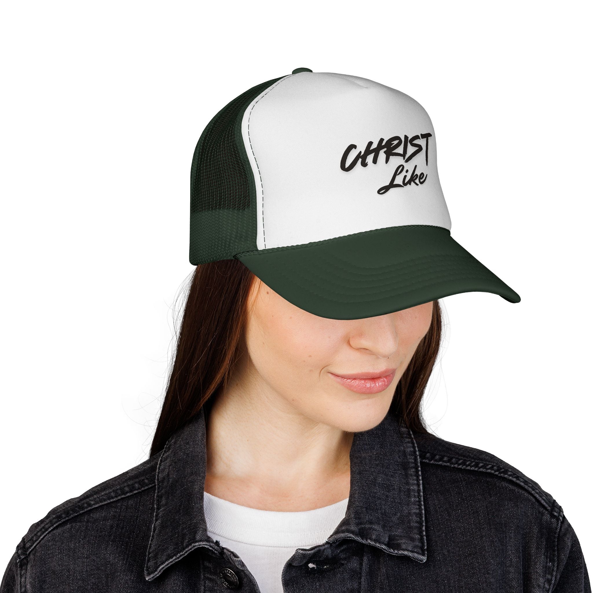 Christ Like Trucker Hat — Faith-Based Mesh Cap