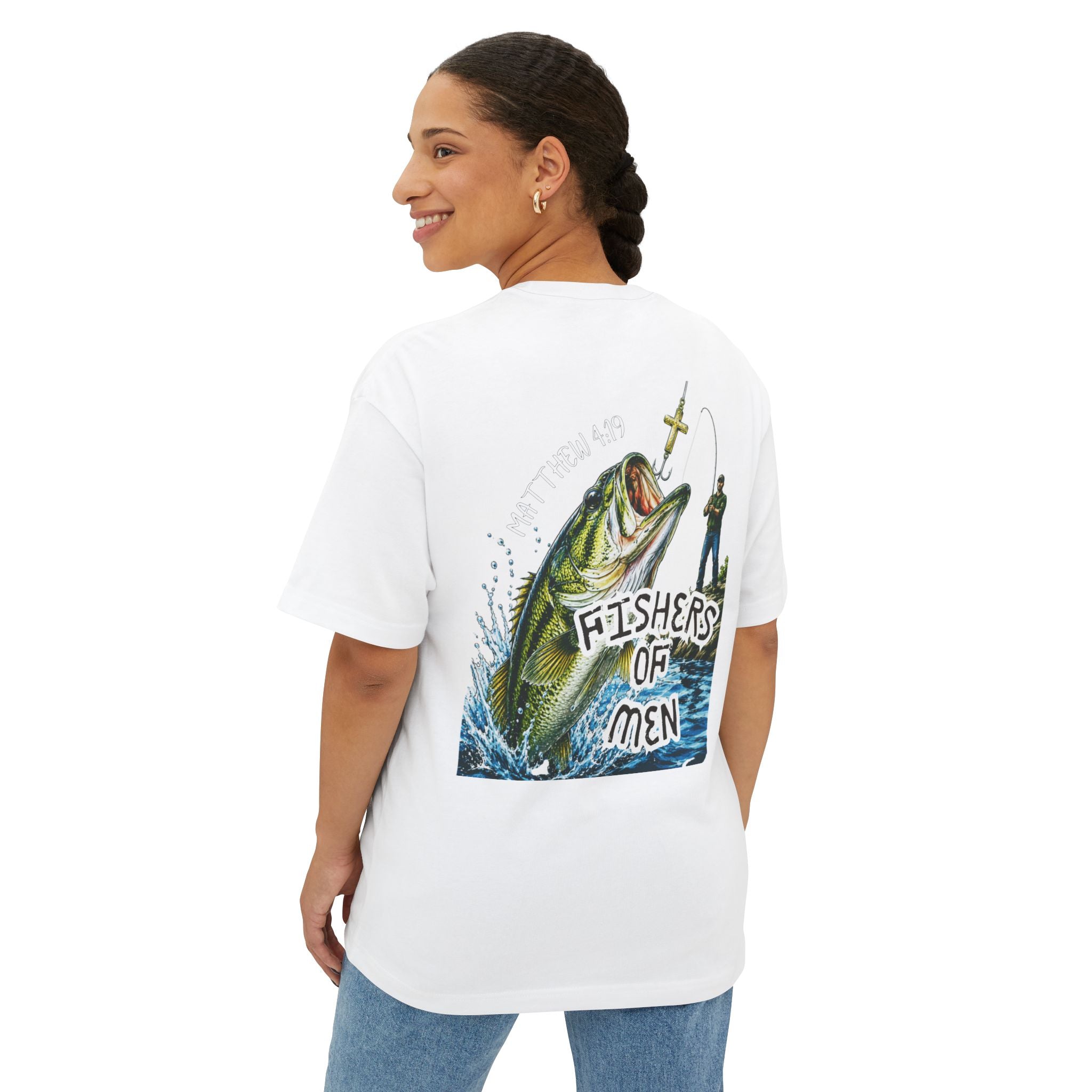 Fishers of Men Tee — Christian Fishing Graphic T-Shirt
