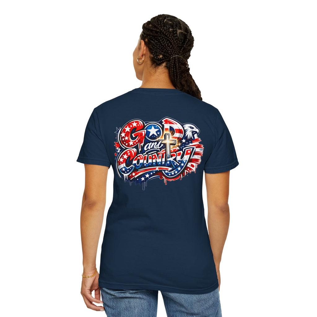 God and Country - Comfort Colors T-shirt