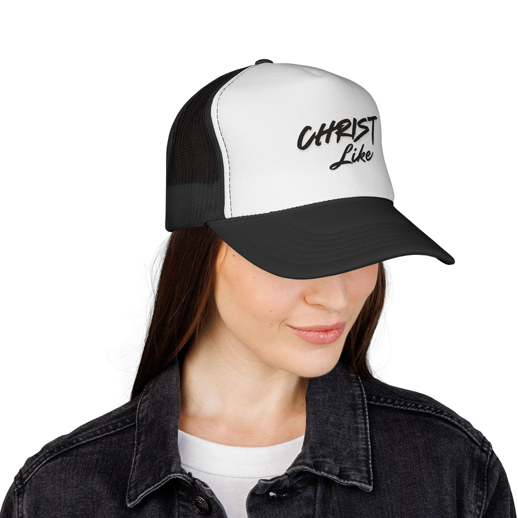 Christ Like Trucker Hat — Faith-Based Mesh Cap