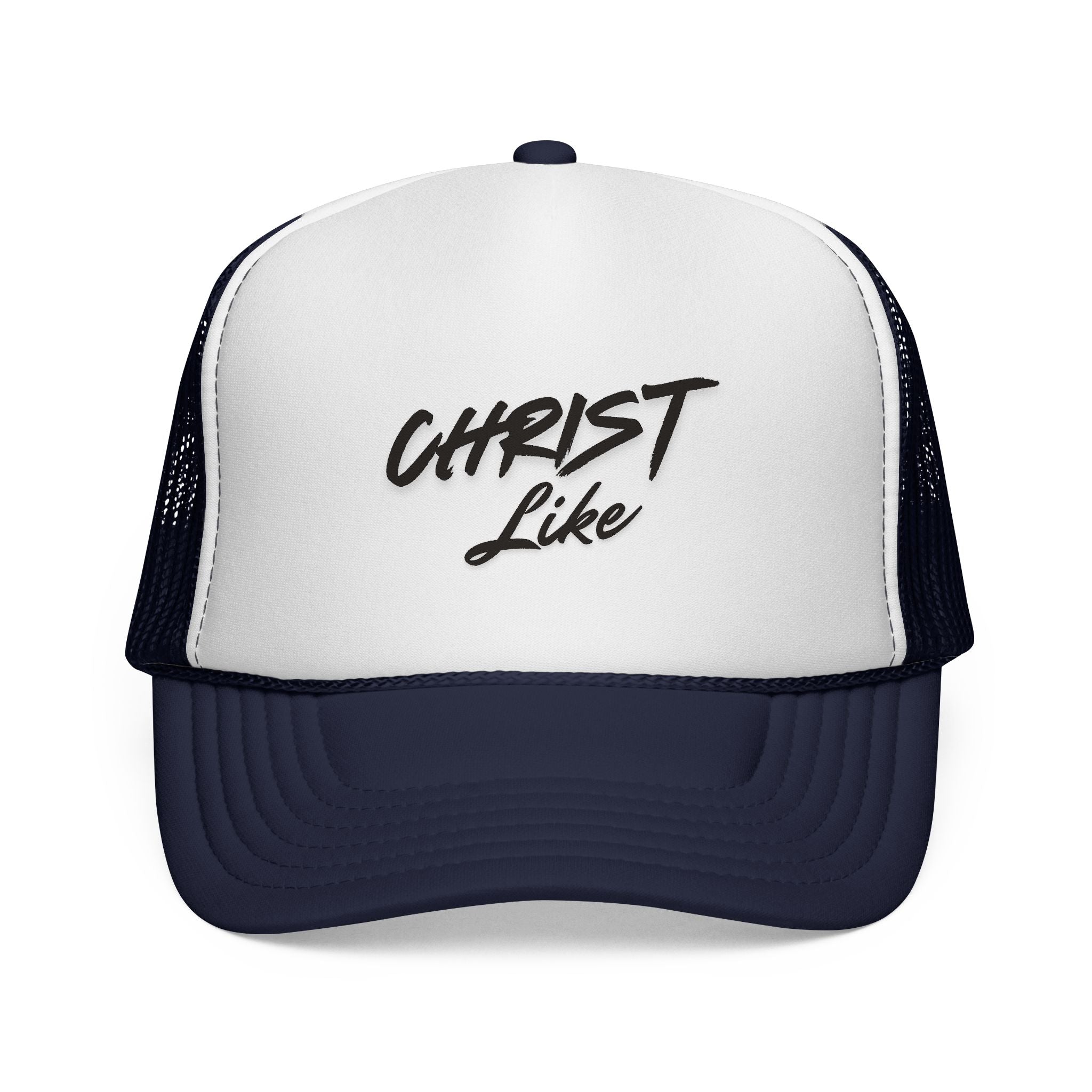 Christ Like Trucker Hat — Faith-Based Mesh Cap