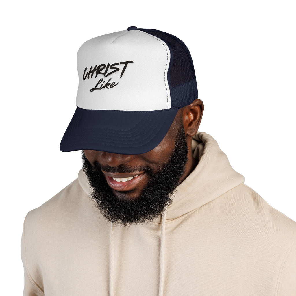 Christ Like Trucker Hat — Faith-Based Mesh Cap