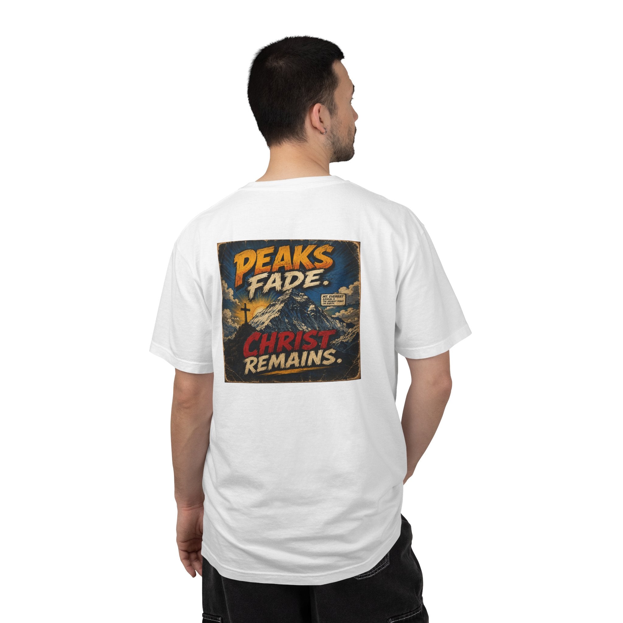 Peaks Fade Jesus Remains- Comfort Colors T-shirt