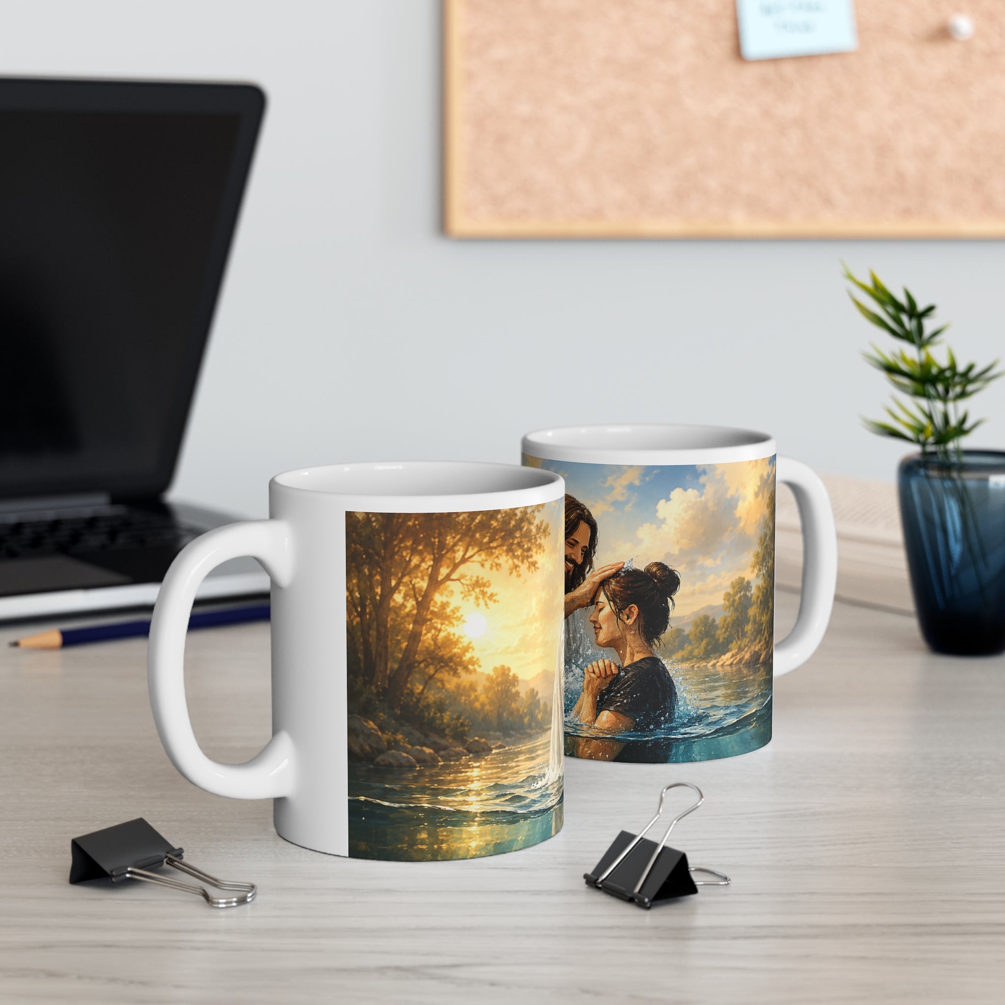 Religious "I left it in the Water" Mug