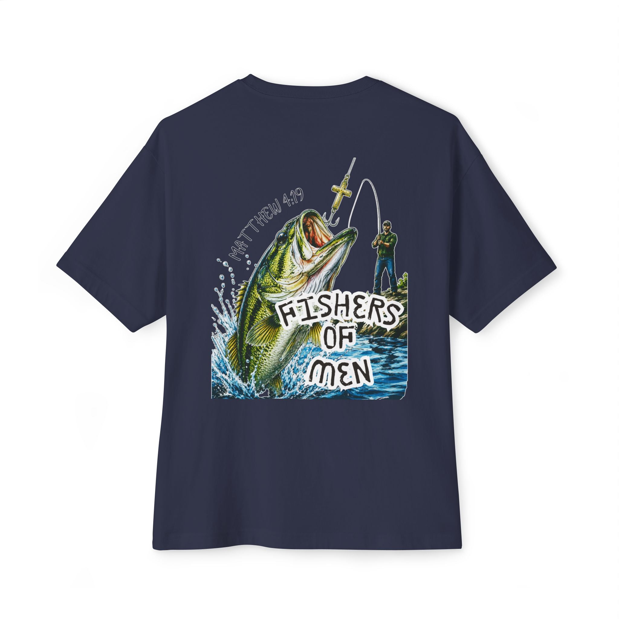 Fishers of Men Tee — Christian Fishing Graphic T-Shirt