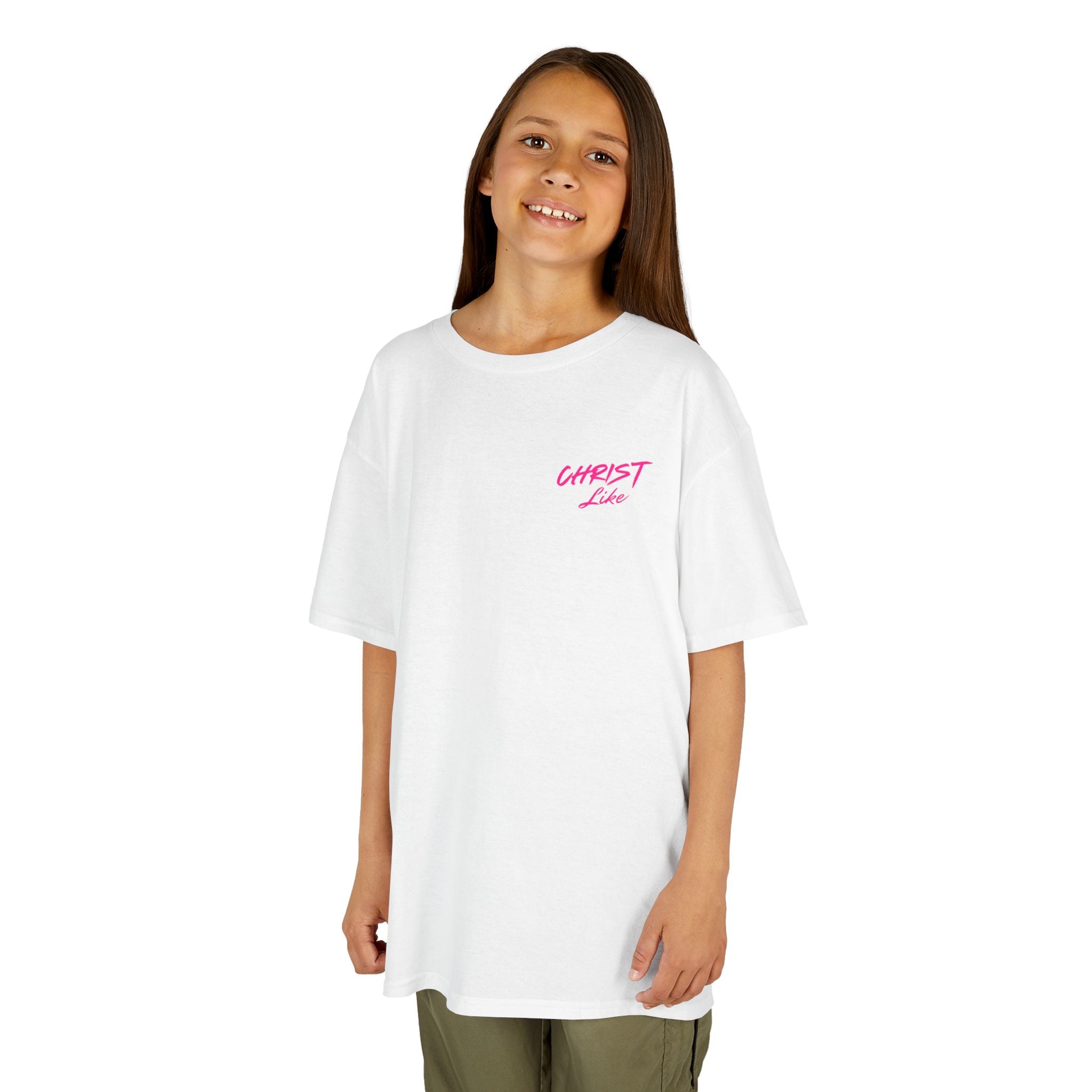 Kids Tee — “All My Hope Is In Jesus” Pastel Faith Graphic