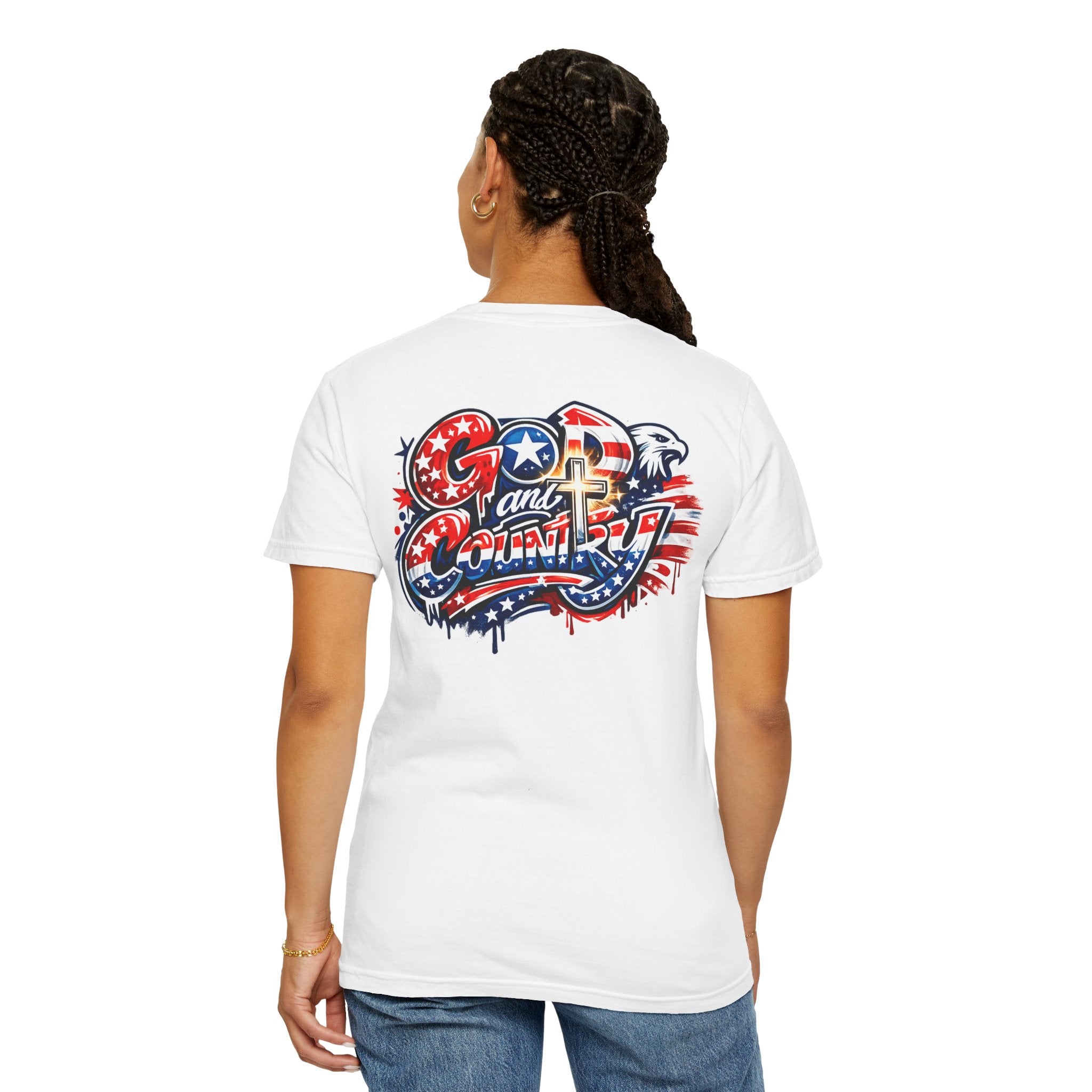 God and Country - Comfort Colors T-shirt