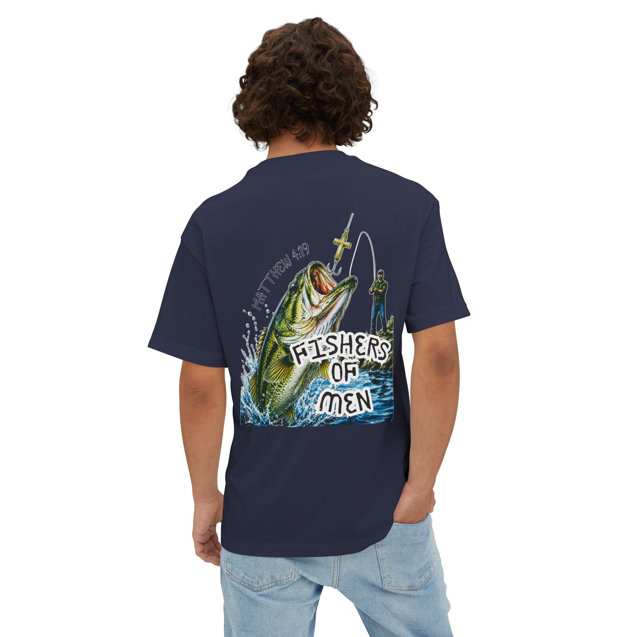 Fishers of Men Tee — Christian Fishing Graphic T-Shirt