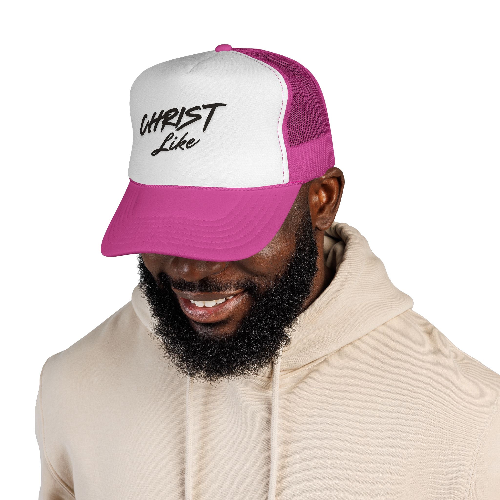 Christ Like Trucker Hat — Faith-Based Mesh Cap