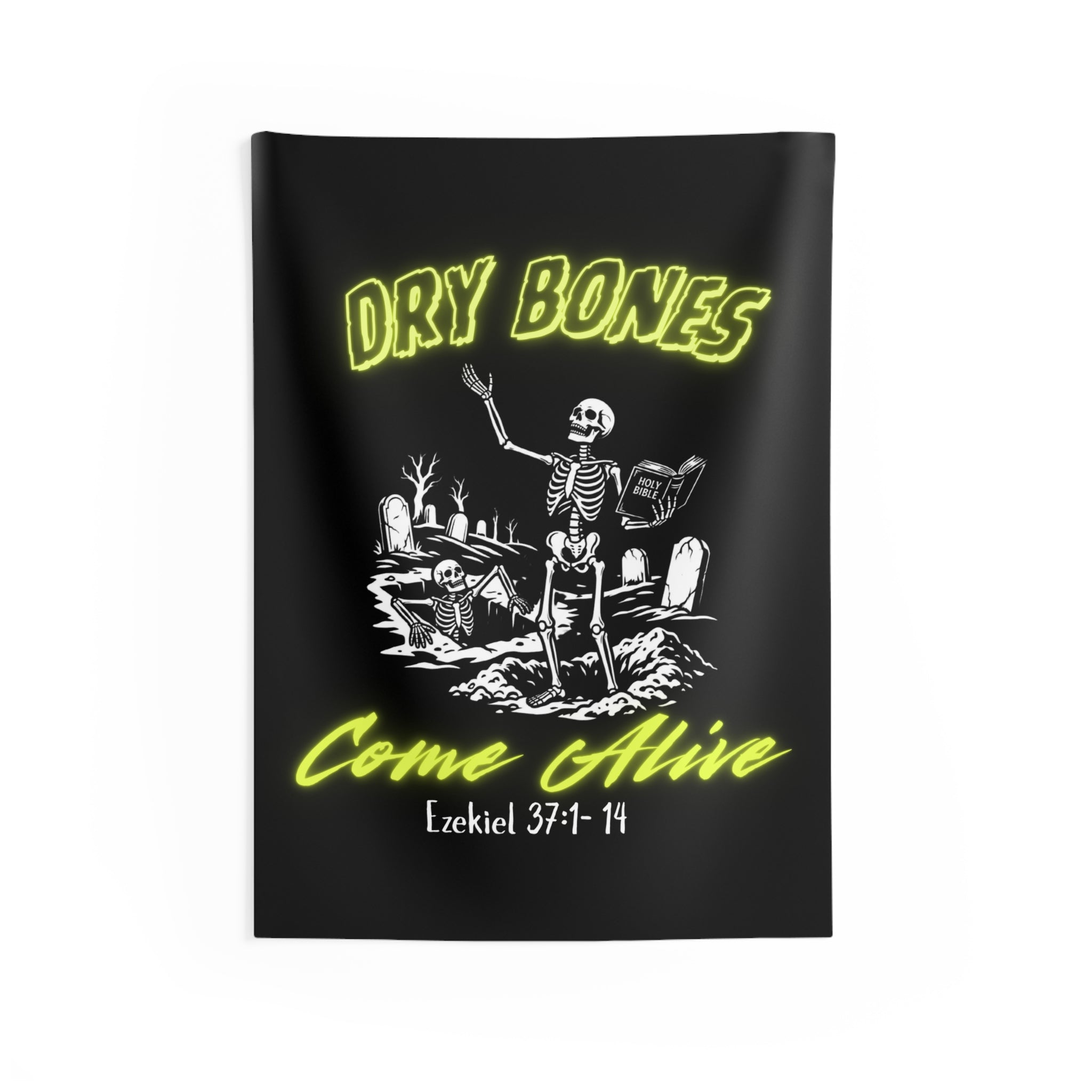 Dry Bones Come Alive- Wall tapestry