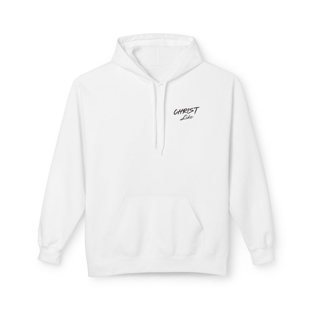 Revelation 12:12 Hoodie — 'Christ Love' Graphic Christian Pullover