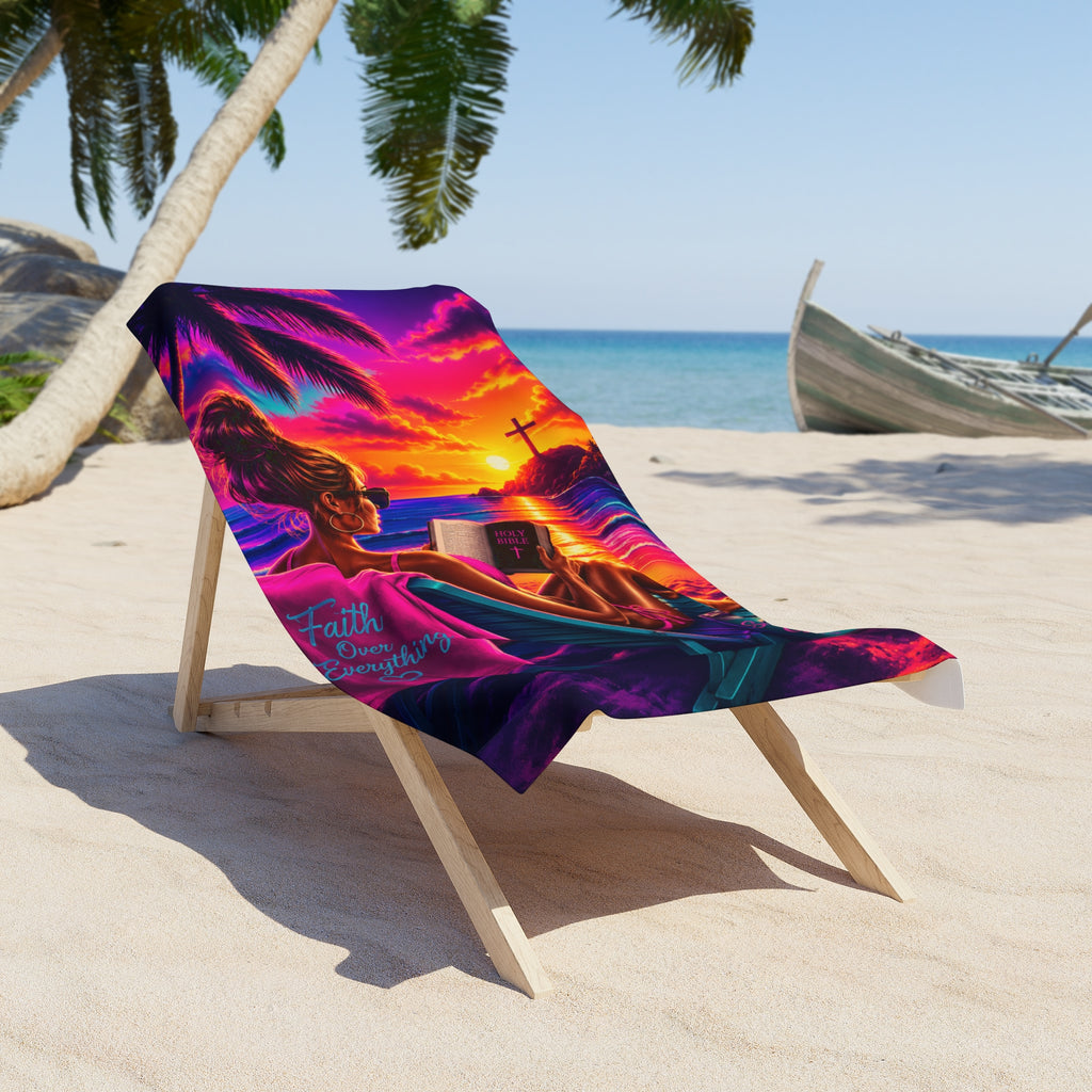 Jesus & Beach - Beach Towel