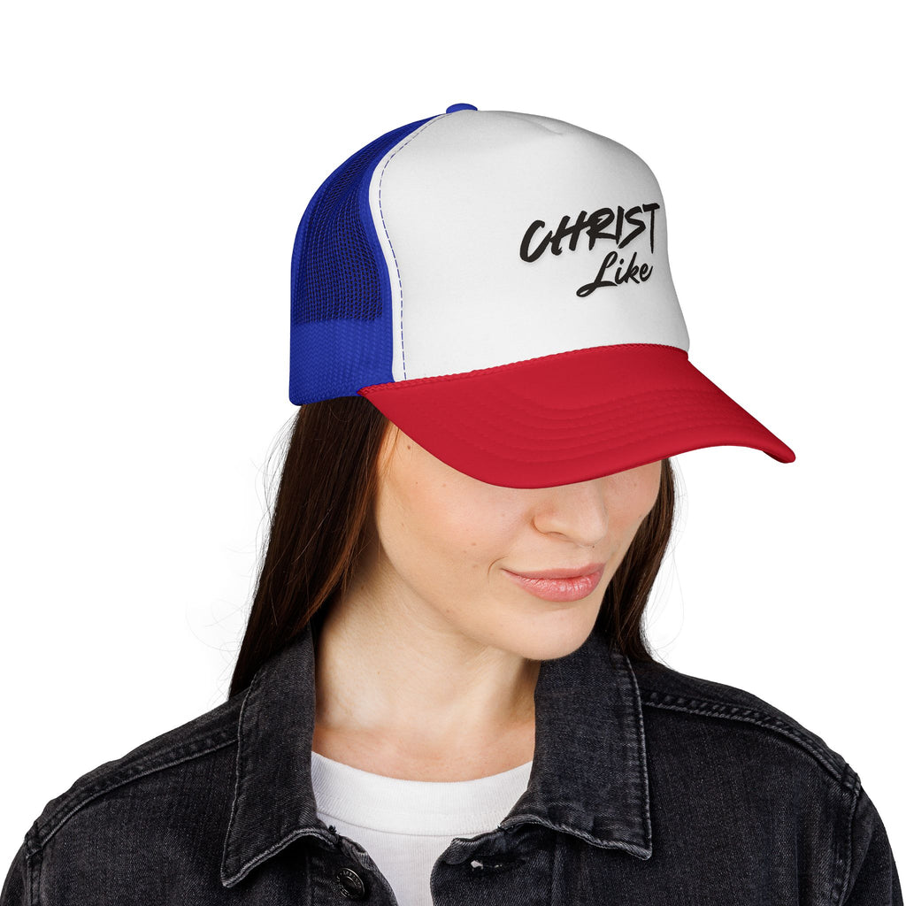 Christ Like Trucker Hat — Faith-Based Mesh Cap