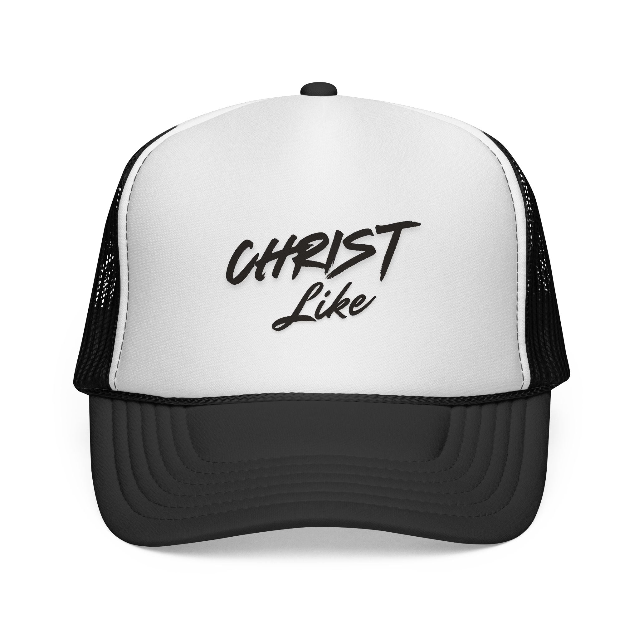 Christ Like Trucker Hat — Faith-Based Mesh Cap