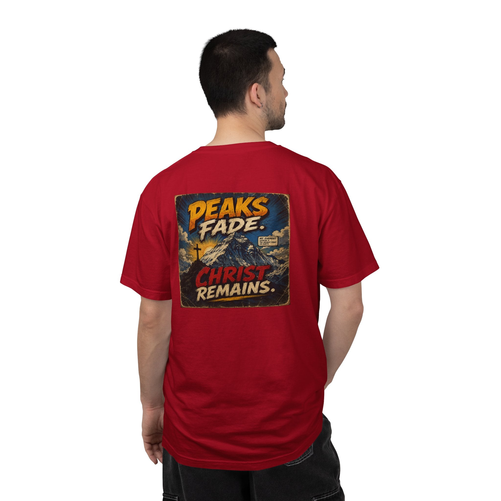 Peaks Fade Jesus Remains- Comfort Colors T-shirt