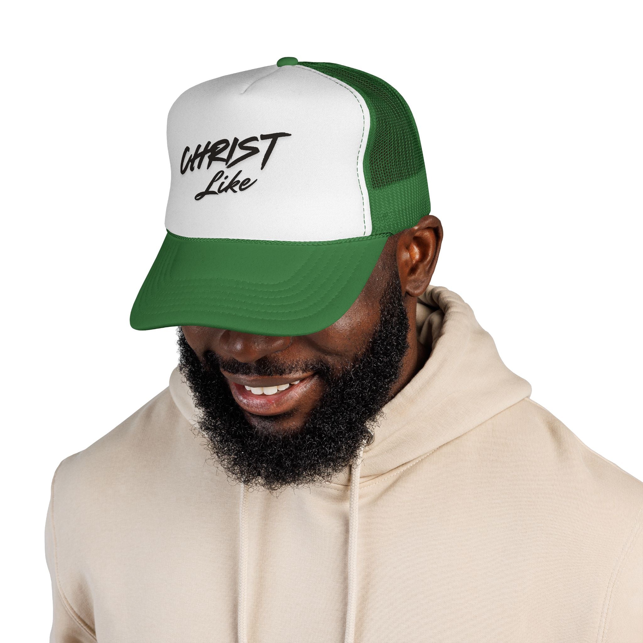 Christ Like Trucker Hat — Faith-Based Mesh Cap