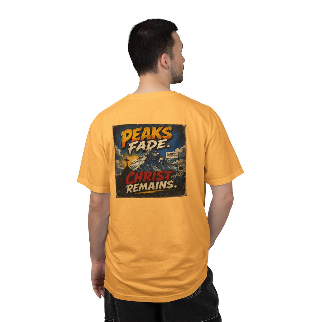 Peaks Fade Jesus Remains- Comfort Colors T-shirt
