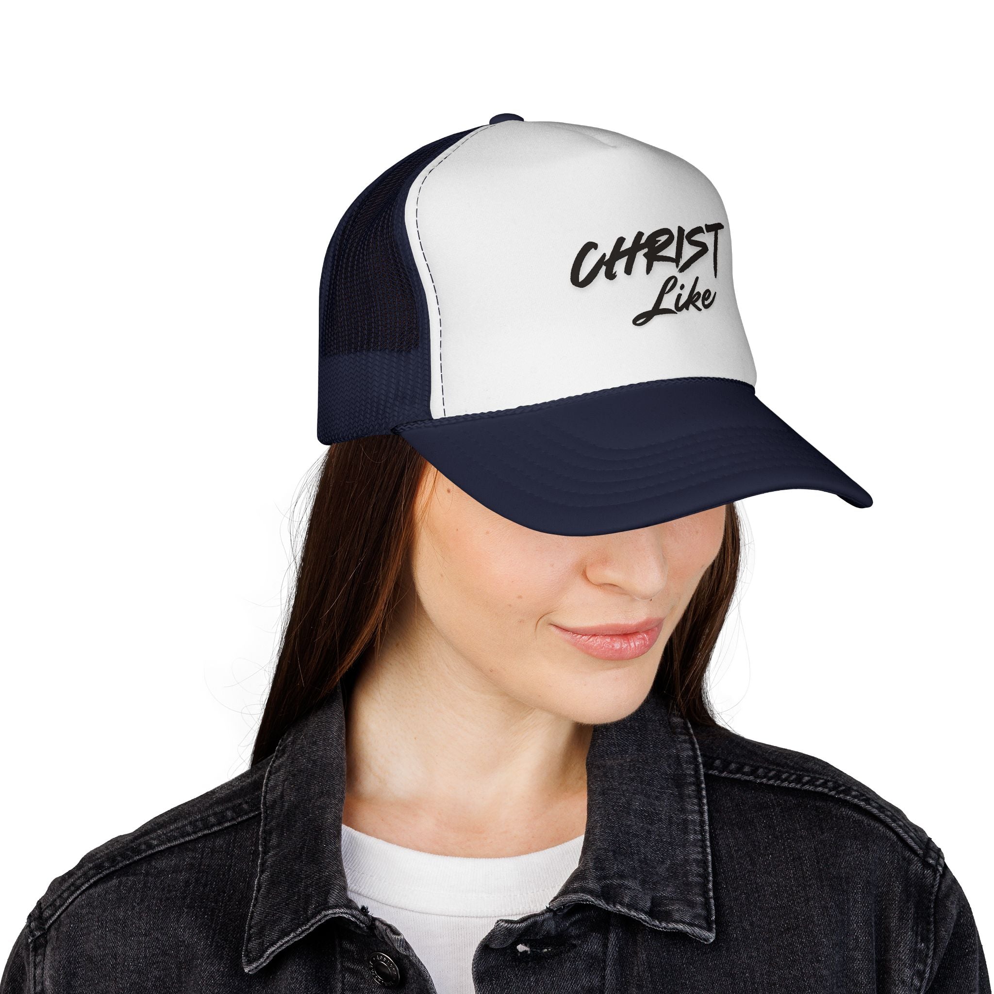 Christ Like Trucker Hat — Faith-Based Mesh Cap