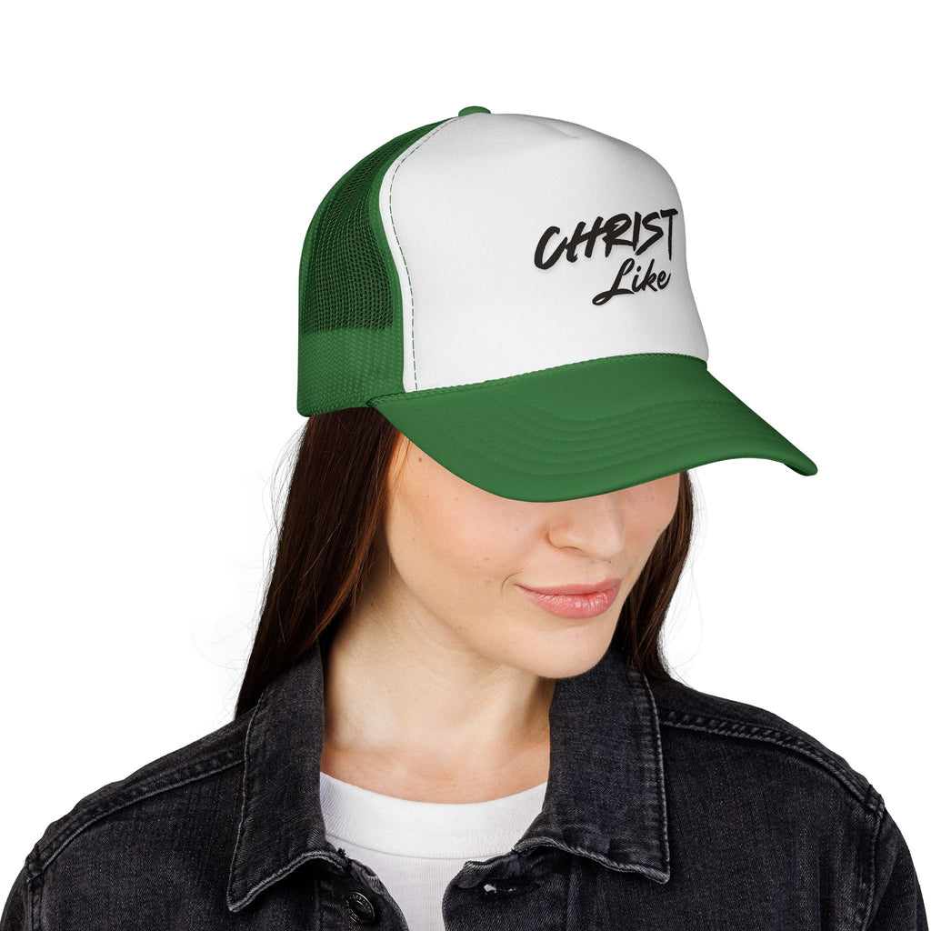 Christ Like Trucker Hat — Faith-Based Mesh Cap
