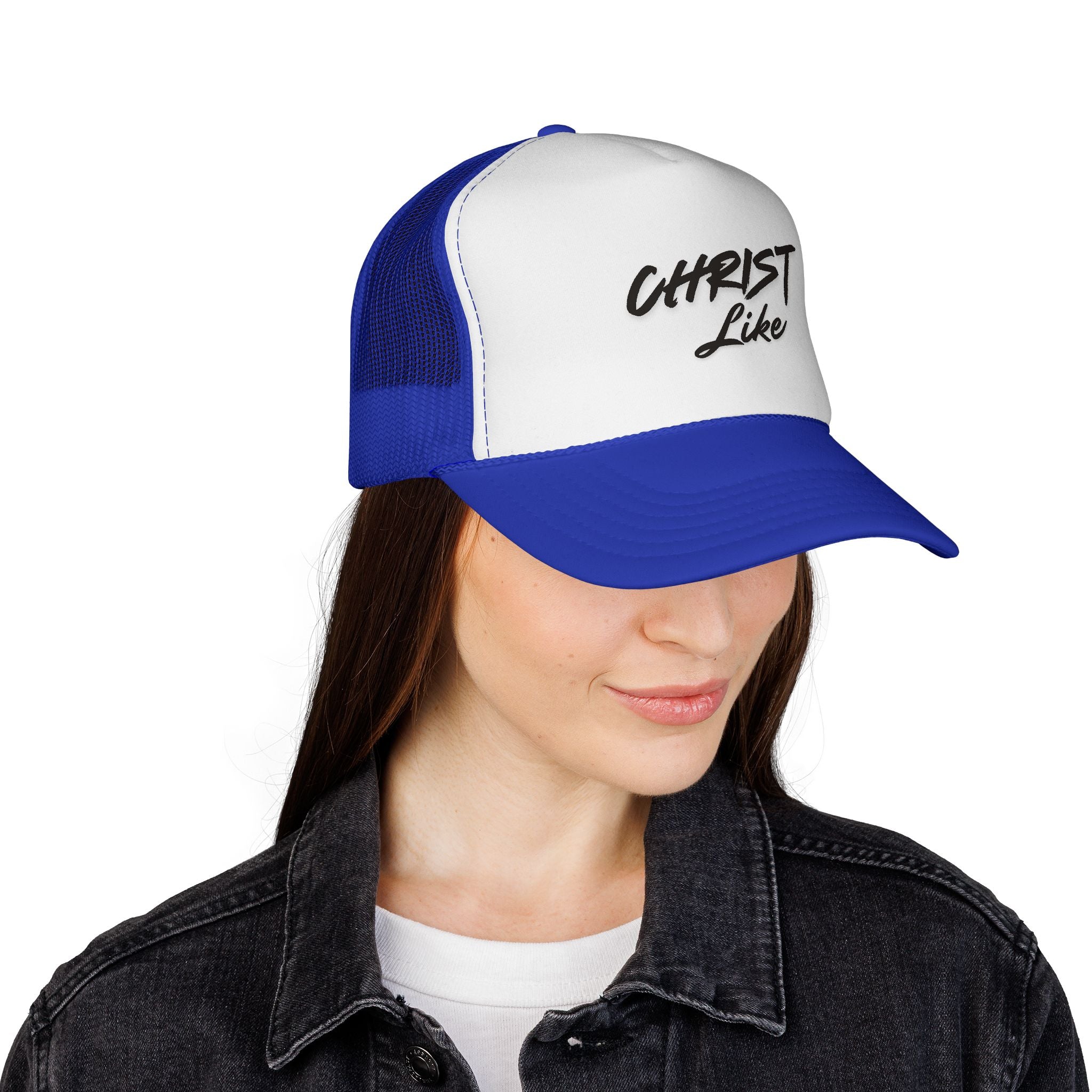 Christ Like Trucker Hat — Faith-Based Mesh Cap