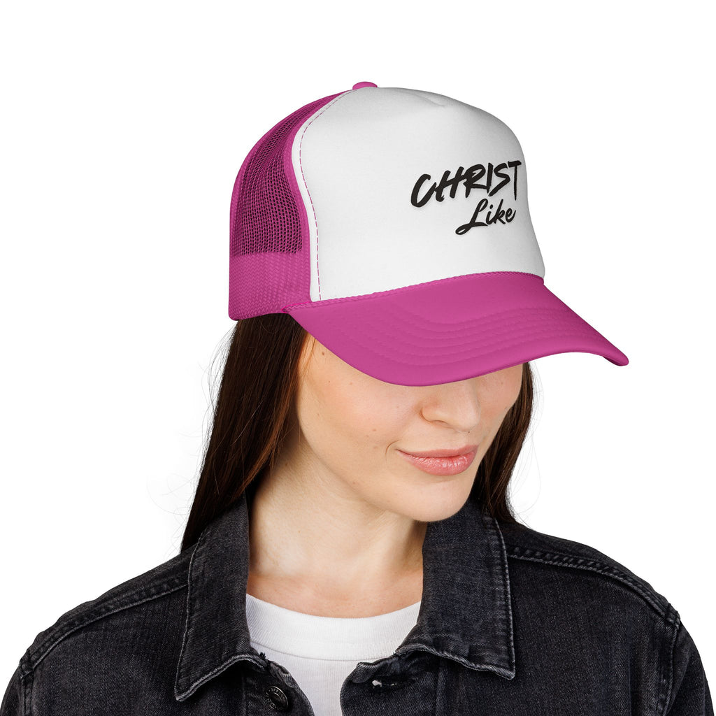 Christ Like Trucker Hat — Faith-Based Mesh Cap