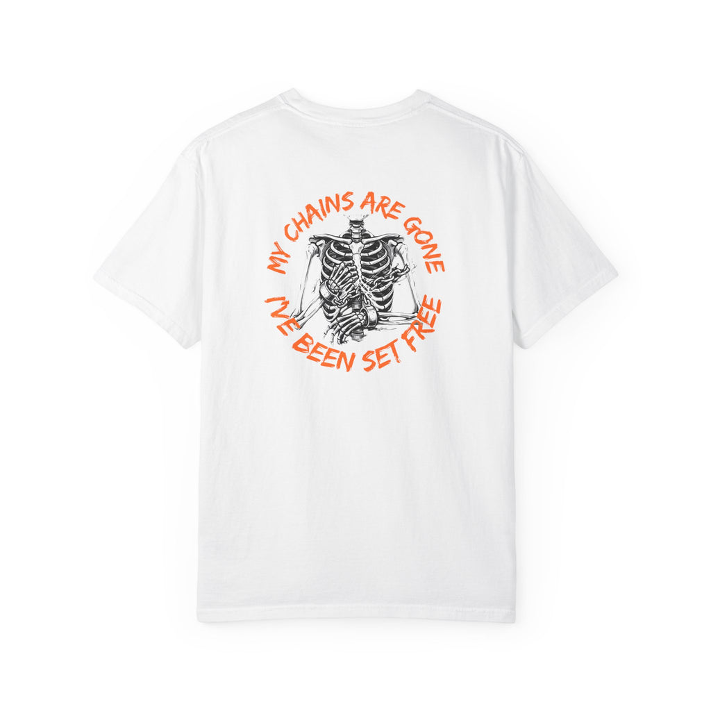 “Chains Are Gone”  Unisex Comfort Color Tshirt